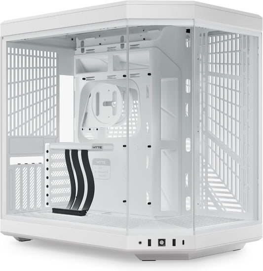 GABINETE HYTE Y70 EATX S/FUENTE CRISTAL BLANCO CS-HYTE-Y70-WW 11M DE GARANTIA