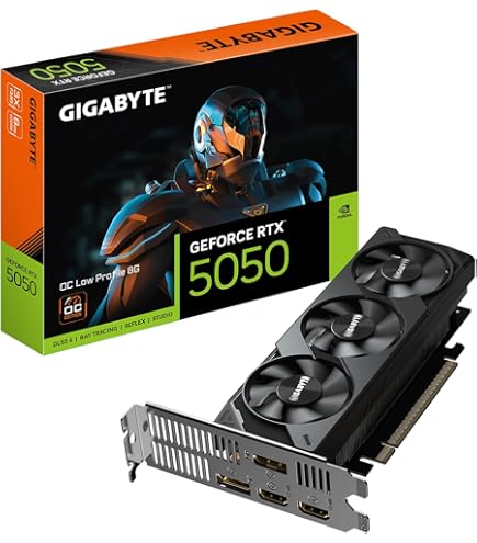 TARJETA DE VIDEO NVIDIA RTX5050 8GB OC GDDR6 GIGABYTE LOW PROFILE