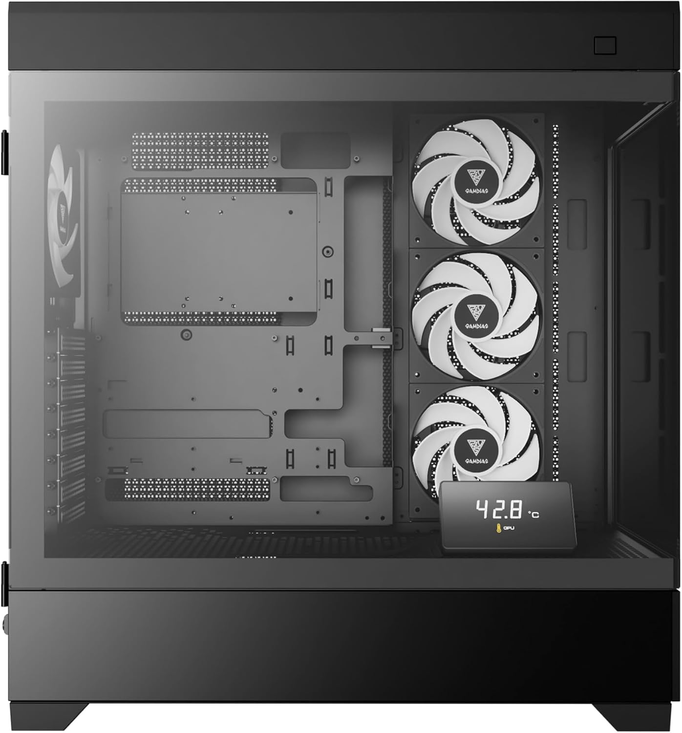 GABINETE GAMDIAS ATLAS P1 NEGRO ATX ARGB S/FUENTE CRISTAL GD-ATLAS P1 11M DE GARANTIA
