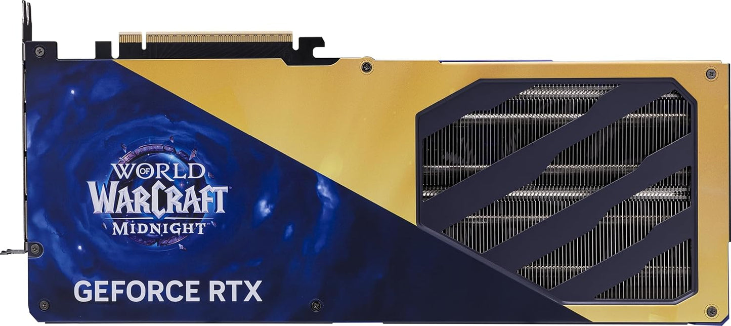 TARJETA DE VIDEO NVIDIA RTX5070 12GB OC GDDR7 MSI RTX 5070 12G WORLD OF WARCRAFT MIDNIGHT VOID EDITION OC