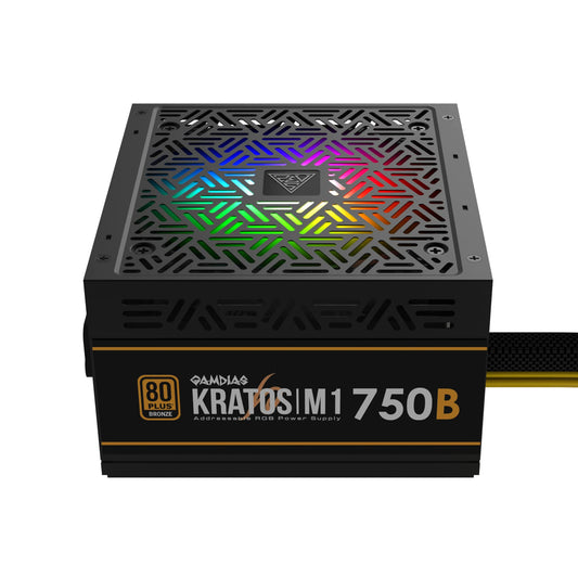 FUENTE GAMDIAS KRATOS M1 750W BRONCE RGB NEGRO