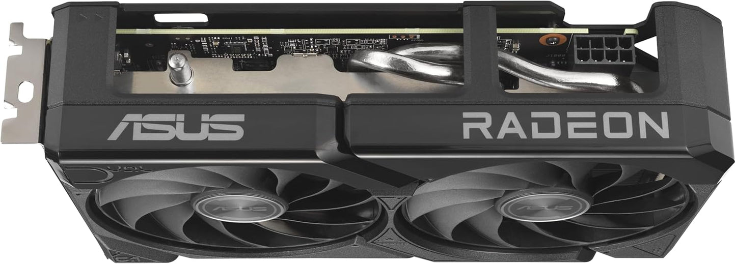 TARJETA DE VIDEO RADEON RX9060XT 16GB GDDR6 ASUS DUAL 90YV0LG2-MVAA00 12M DE GARANTIA