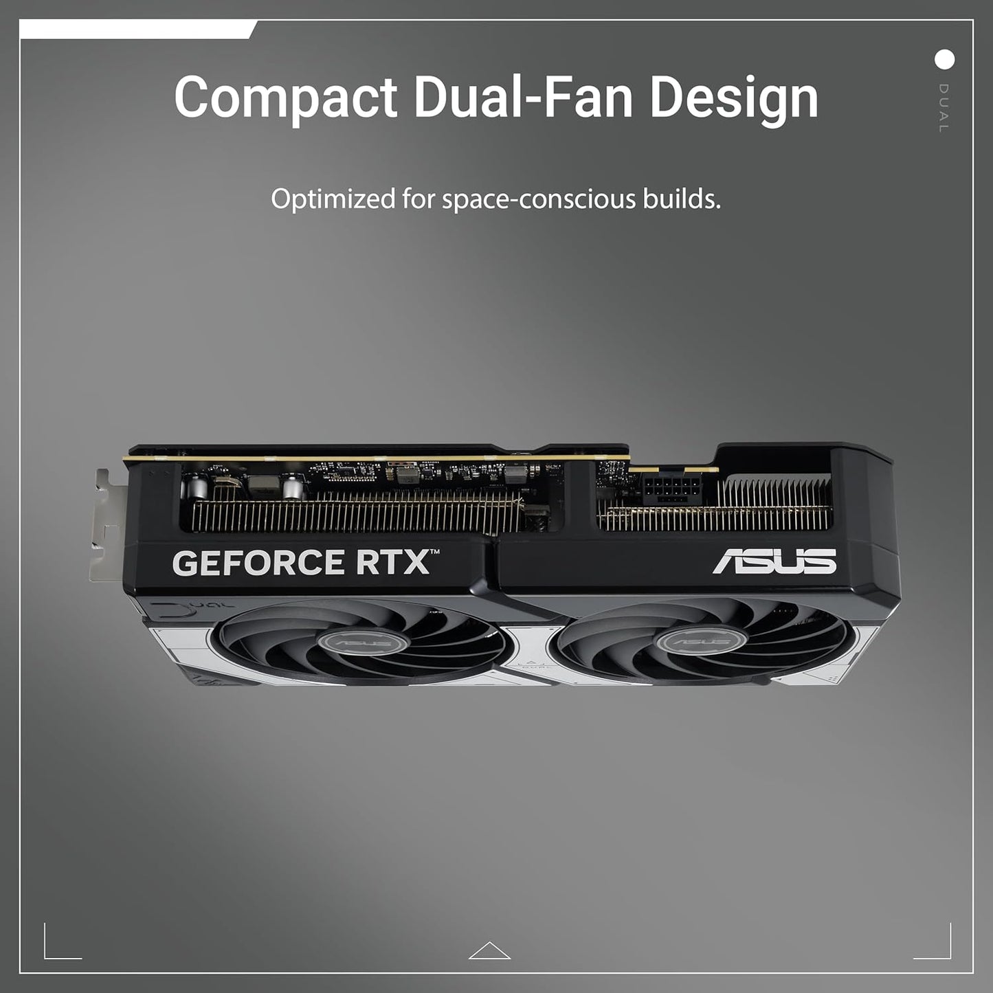 TARJETA DE VIDEO NVIDIA GEFORCE RTX5070 12GB OC GDDR7 ASUS DUAL 90YV0M17-MVAA00