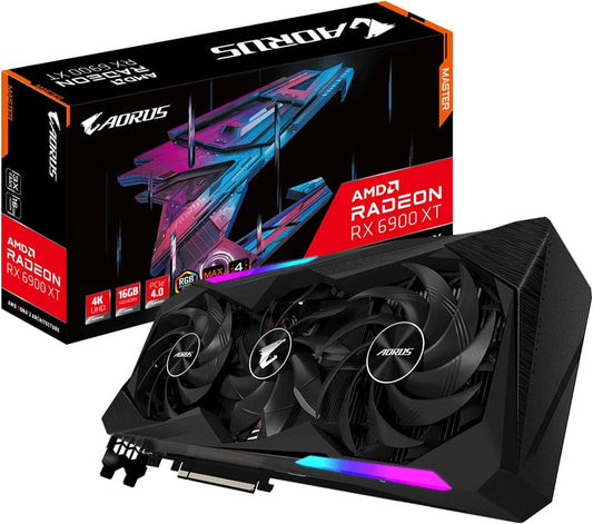 TARJETA DE VIDEO RADEON RX6900XT 16GB GDDR6 GIGABYTE AORUS MASTER GV-R69XTAORUS M-16GD