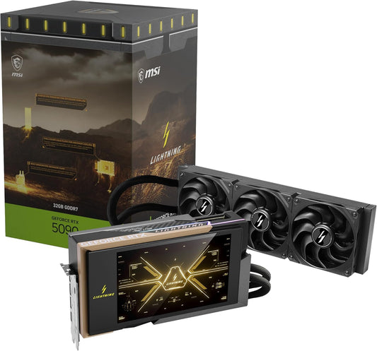 TARJETA DE VIDEO NVIDIA GEFORCE RTX5090 32GB GDDR7 MSI RTX 5090 32G LIGHTNING Z