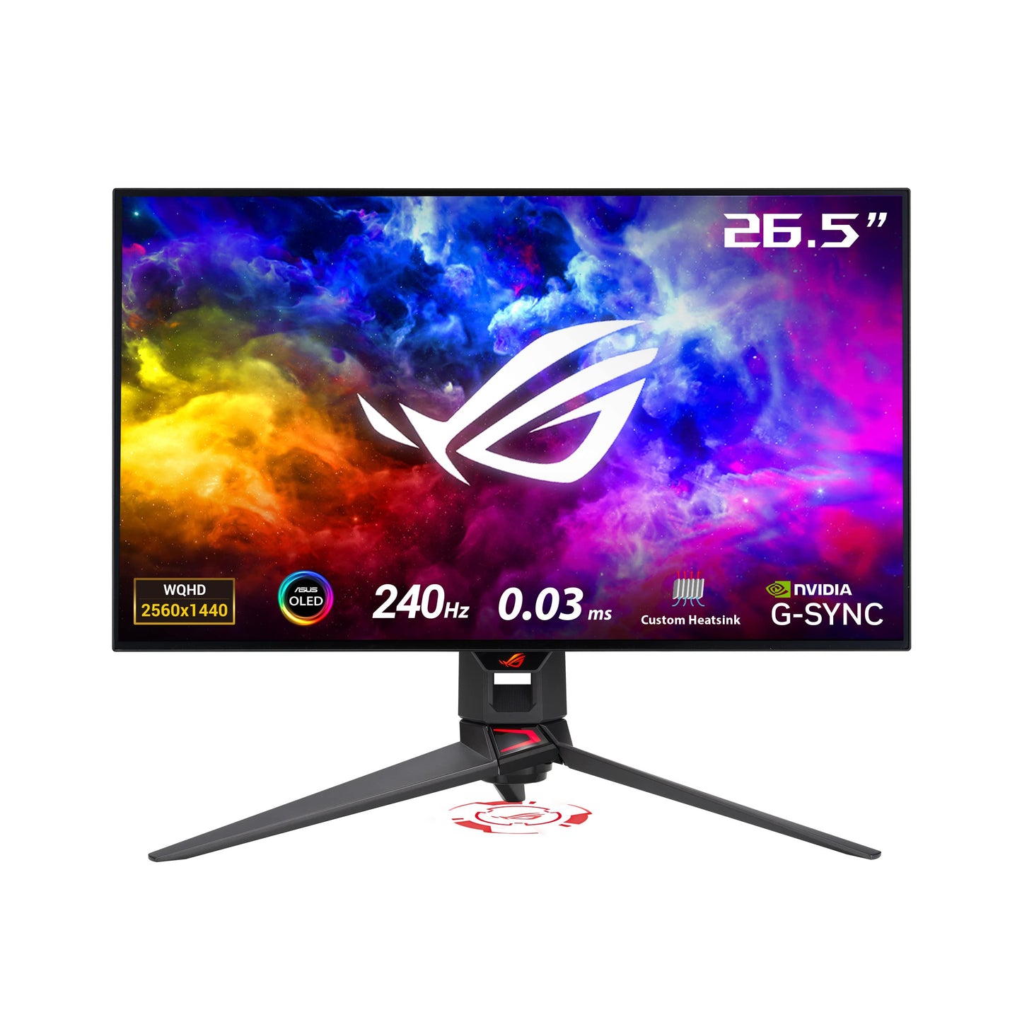 MONITOR 27 ASUS ROG SWIFT PG27AQDM 0.03MS 240HZ QHD OLED ANTI-GLARE G-SYNC