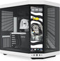 GABINETE HYTE Y70 TOUCH INFINITE EATX S/FUENTE CRISTAL NEGRO/BLANCO CS-HYTE-Y70TTI-WB 11M DE GARANTIA