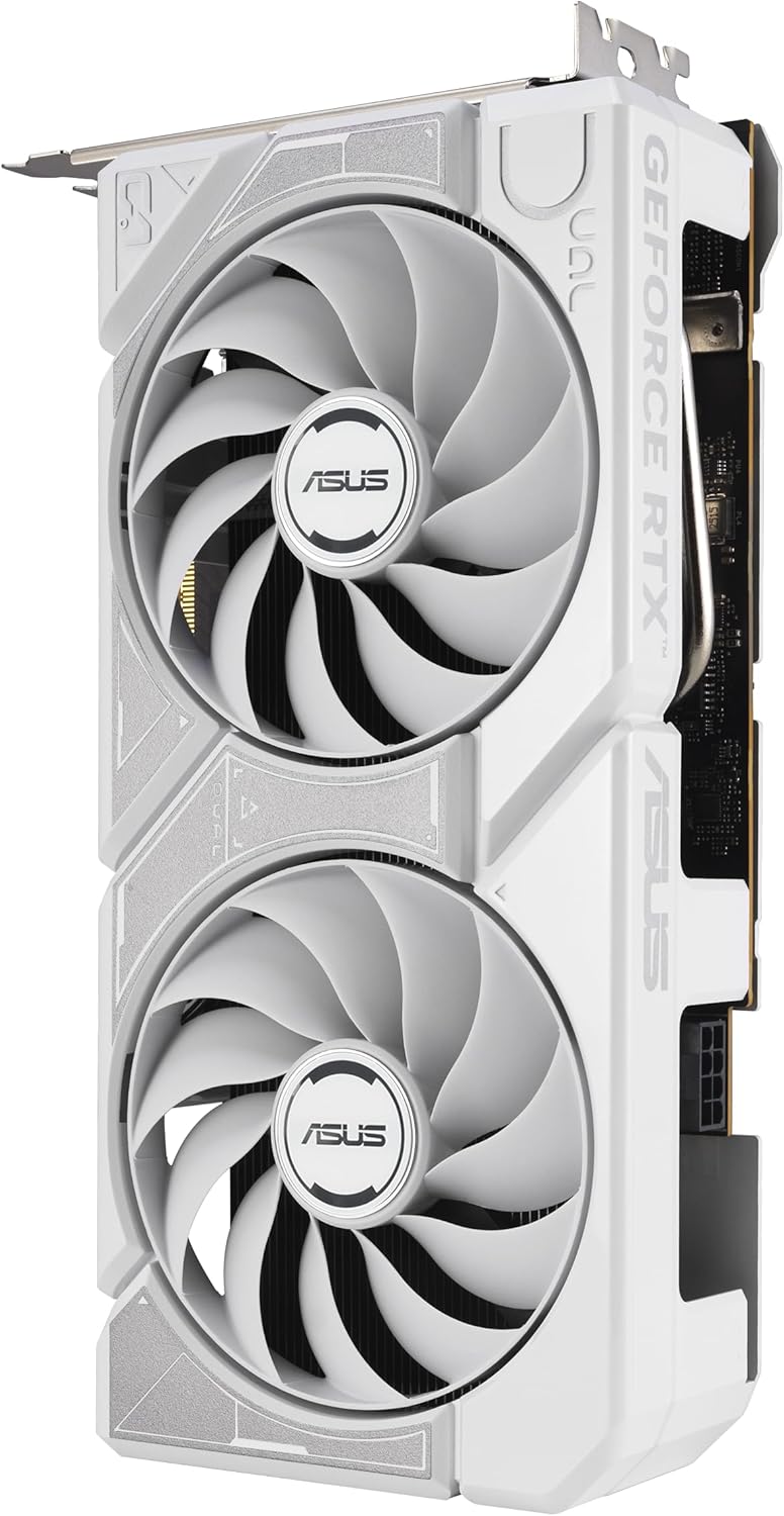 TARJETA DE VIDEO NVIDIA GEFORCE RTX5060 8GB OC GDDR7 ASUS DUAL BLANCA 90YV0N15-MVAA00