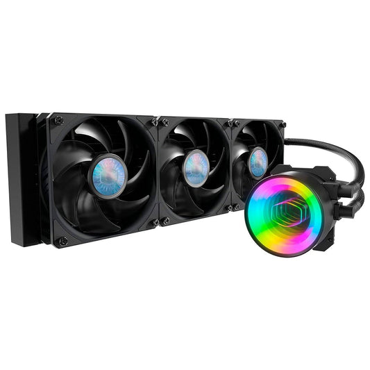 ENFRIAMIENTO COOLER MASTER MASTER LIQUID ML360 VIVID NEGRO ARGB MLY-L36M-A18PK-R1 11M DE GARANTIA