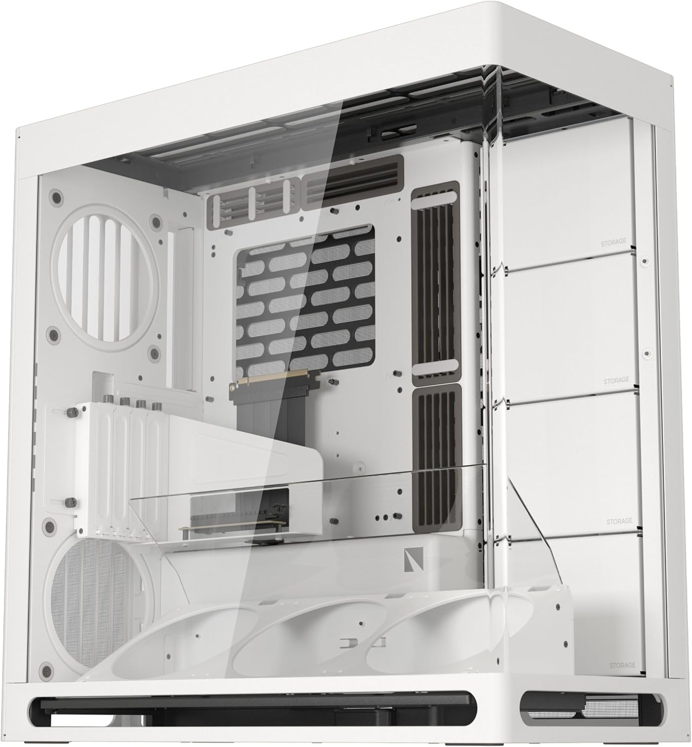 GABINETE HAVN HS 420 DOOM TIRA RGB S/FUENTE M-ATX CRISTAL VERDE HVN-CA-HS420-05-DOOM 12M DE GARANTIA