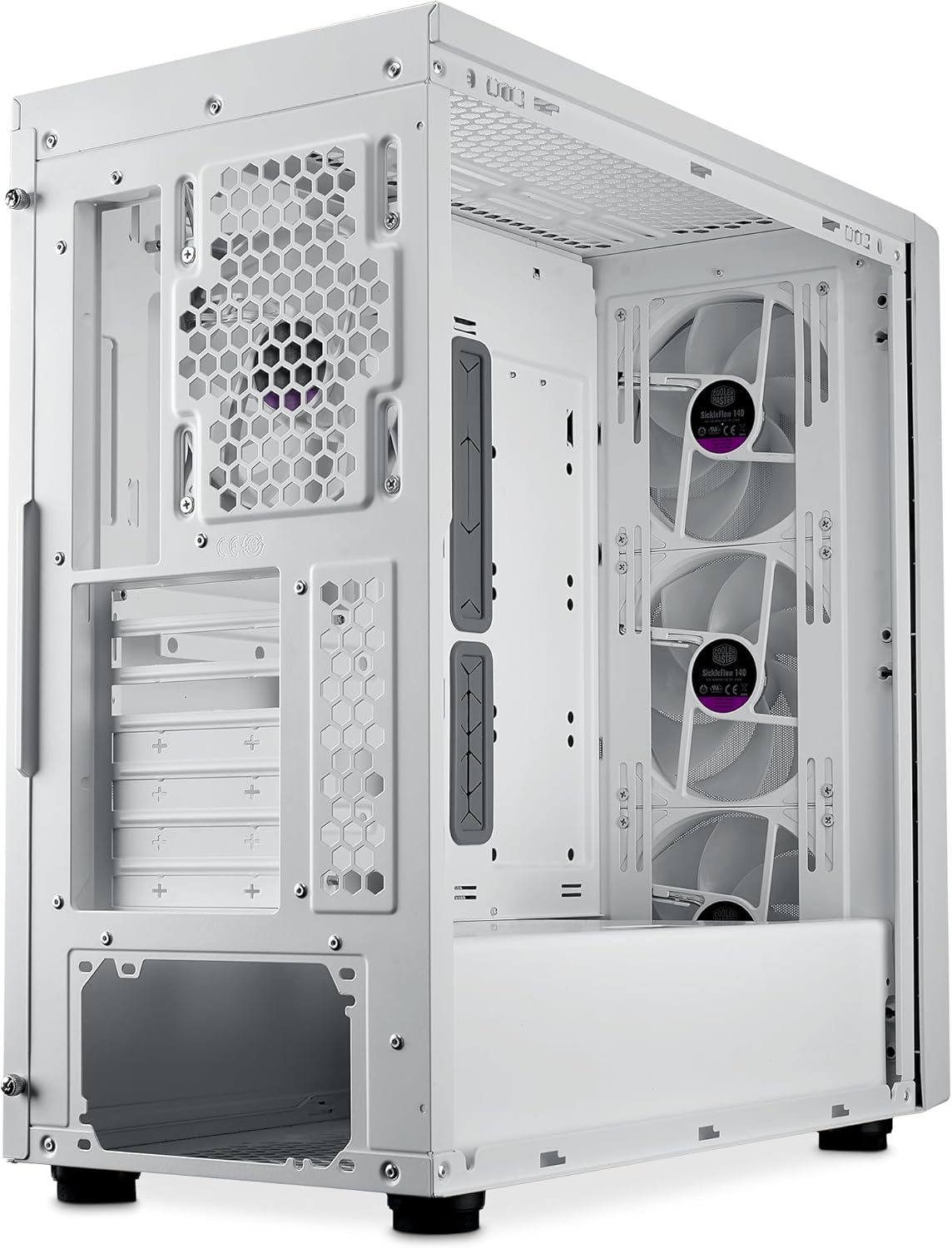 GABINETE COOLER MASTER MASTERBOX 600 BLANCO ARGB M/ATX MB600-WGNN-S00 SIN GARANTIA