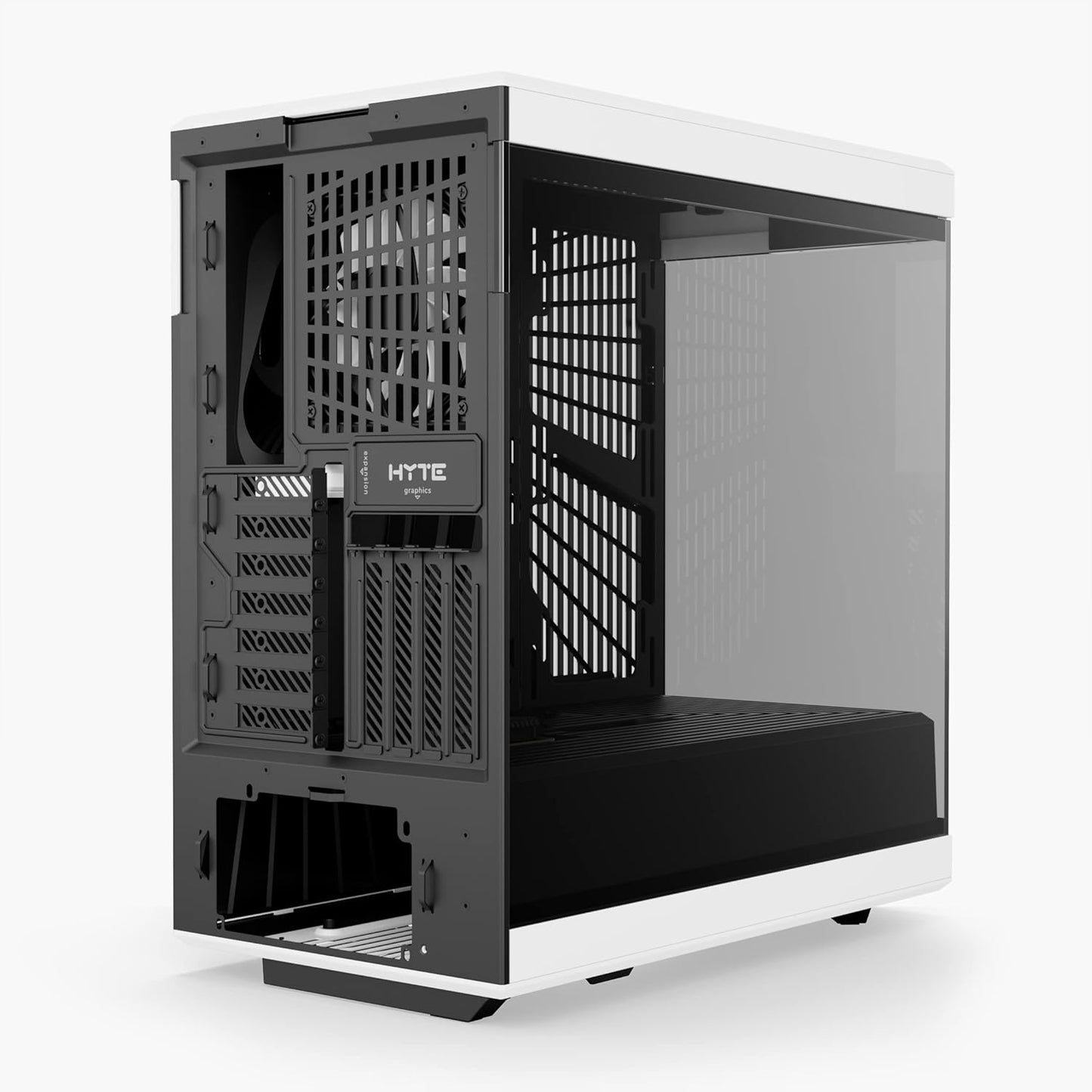 GABINETE HYTE Y40 NEGRO/BLANCO M-ATX S/FUENTE CRISTAL CS-HYTE-Y40-BW 11M DE GARANTIA