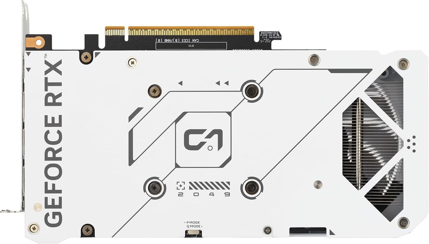 TARJETA DE VIDEO NVIDIA GEFORCE RTX5060 8GB OC GDDR7 ASUS DUAL BLANCA 90YV0N15-MVAA00