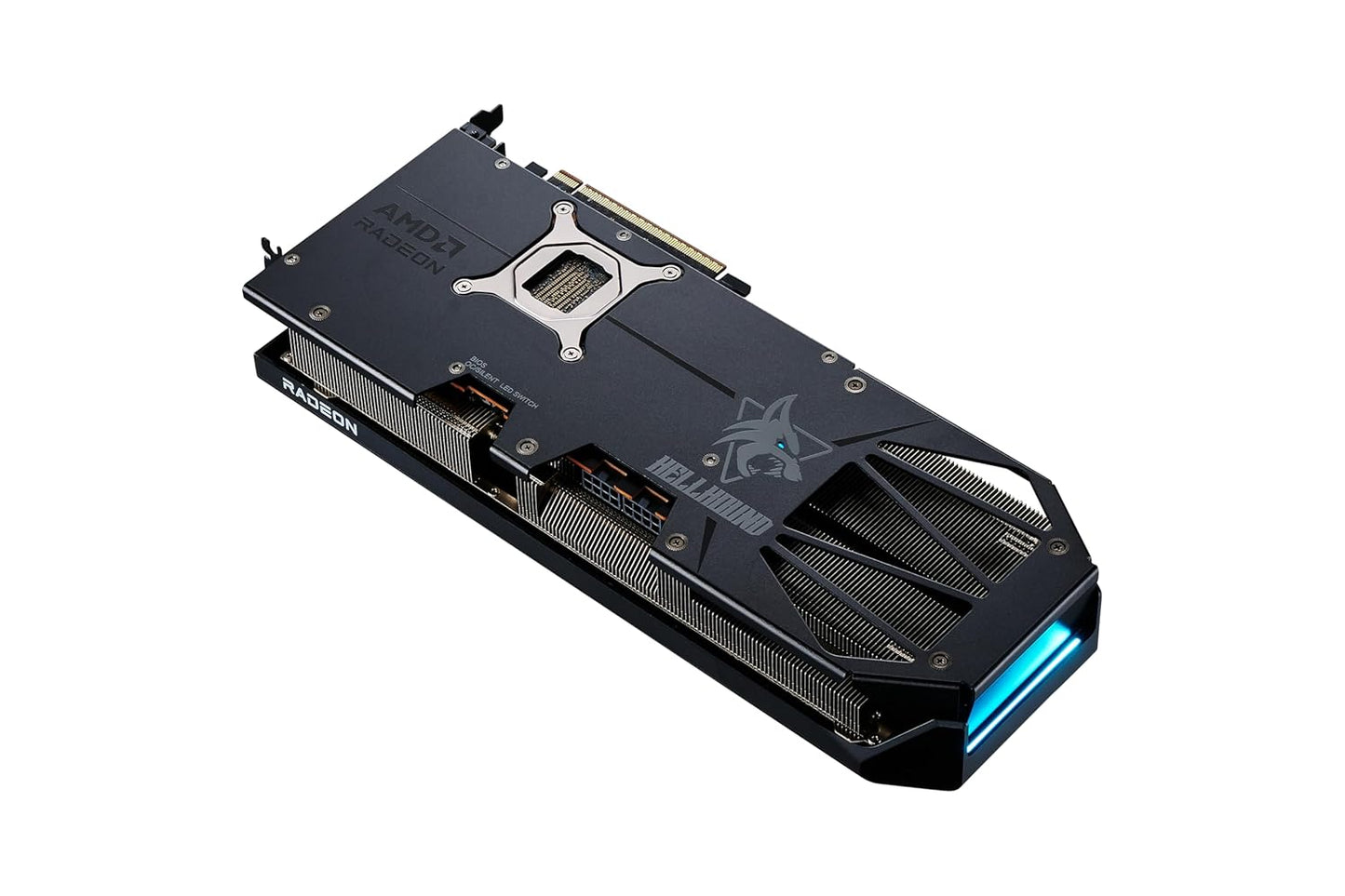 TARJETA DE VIDEO RADEON RX9070XT 16GB OC GDDR6 POWER COLOR HELLHOUND BLACK RX9070XT 16G-L/ OC