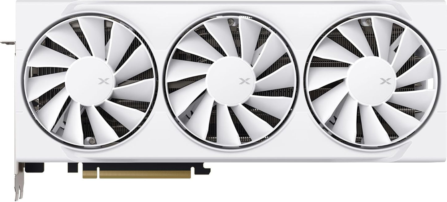 TARJETA DE VIDEO RADEON RX9070 16GB OC GDDR6 XFX SWIFT BLANCA RX-97SWFB3W9