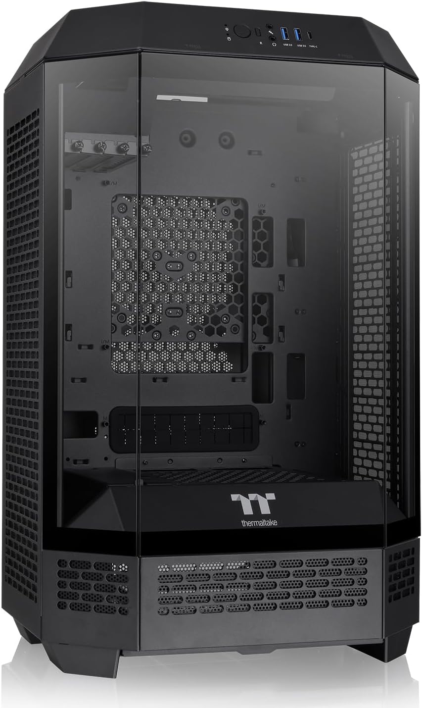 GABINETE THERMALTAKE THE TOWER 300 BLACK MICRO ATX CRISTAL MICROTOWER NEGRO CA-1Y4-00S1WN-00 12M DE GARANTIA