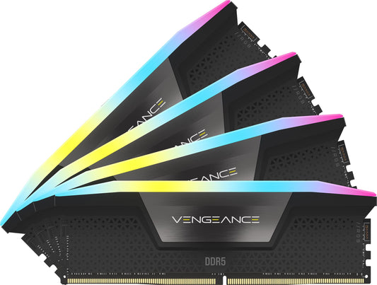 RAM CORSAIR DDR5 VENGEANCE 4X24 96GB 6400 NEGRO
