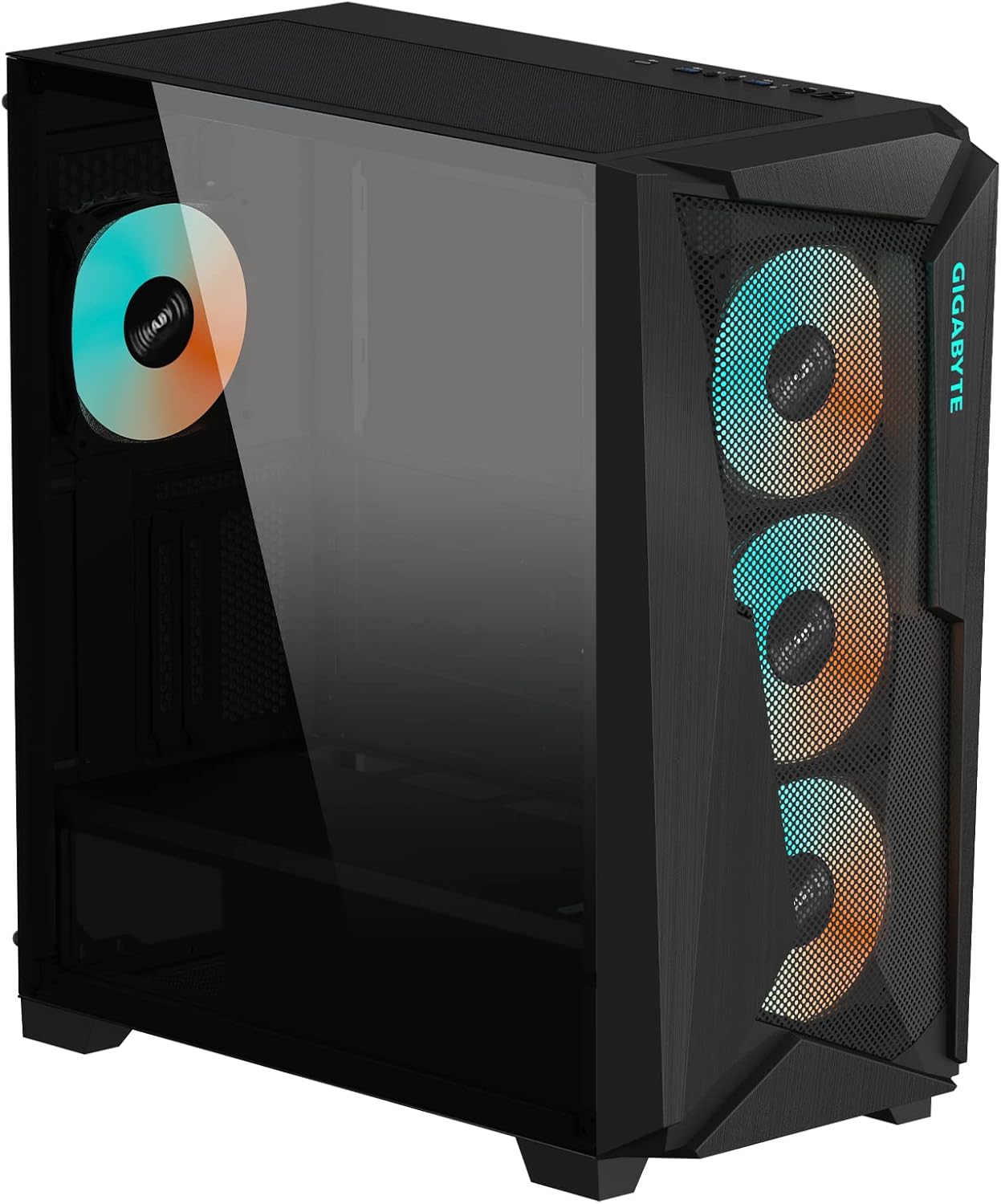 GABINETE GIGABYTE C301 GLASS BLANCO RGB M-ATX S/FUENTE CRISTAL GB-C301GW SIN GARANTIA