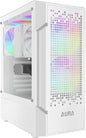 GABINETE GAMDIAS AURA GC7 WH ARGB BLANCO ATX S/FUENTE CRISTAL GD-AURA GC7 WH ARGB 11M DE GARANTIA