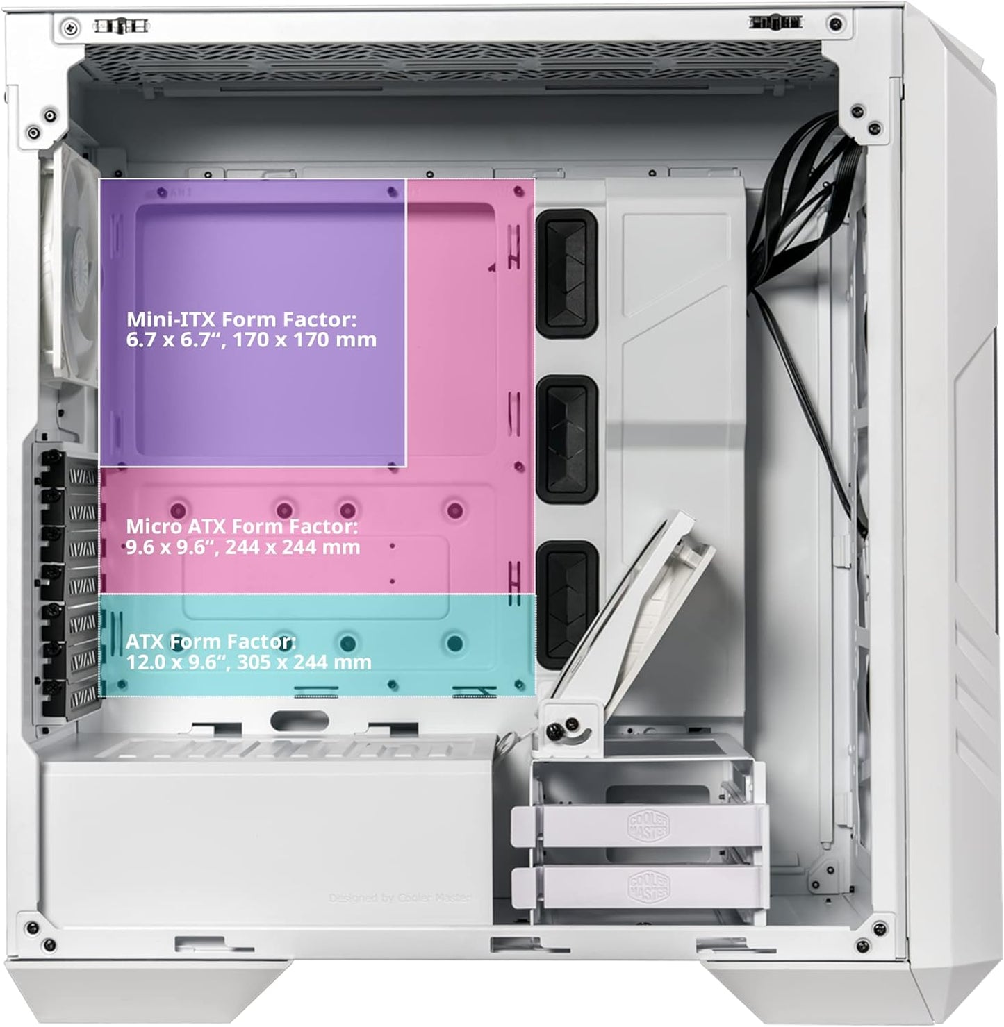 GABINETE COOLER MASTER MASTERCASE H500P BLANCO ARGB EATX CRISTAL MCM-H500P-WGNN-S01 SIN GARANTIA