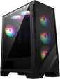 GABINETE MSI FORGE 120A AIRFLOW NEGRO ARGB ATX 6VENT USB3.2 C/TEMPLADO S/FUENTE MAG FORGE 120A AIRFLOW 11M DE GARANTIA