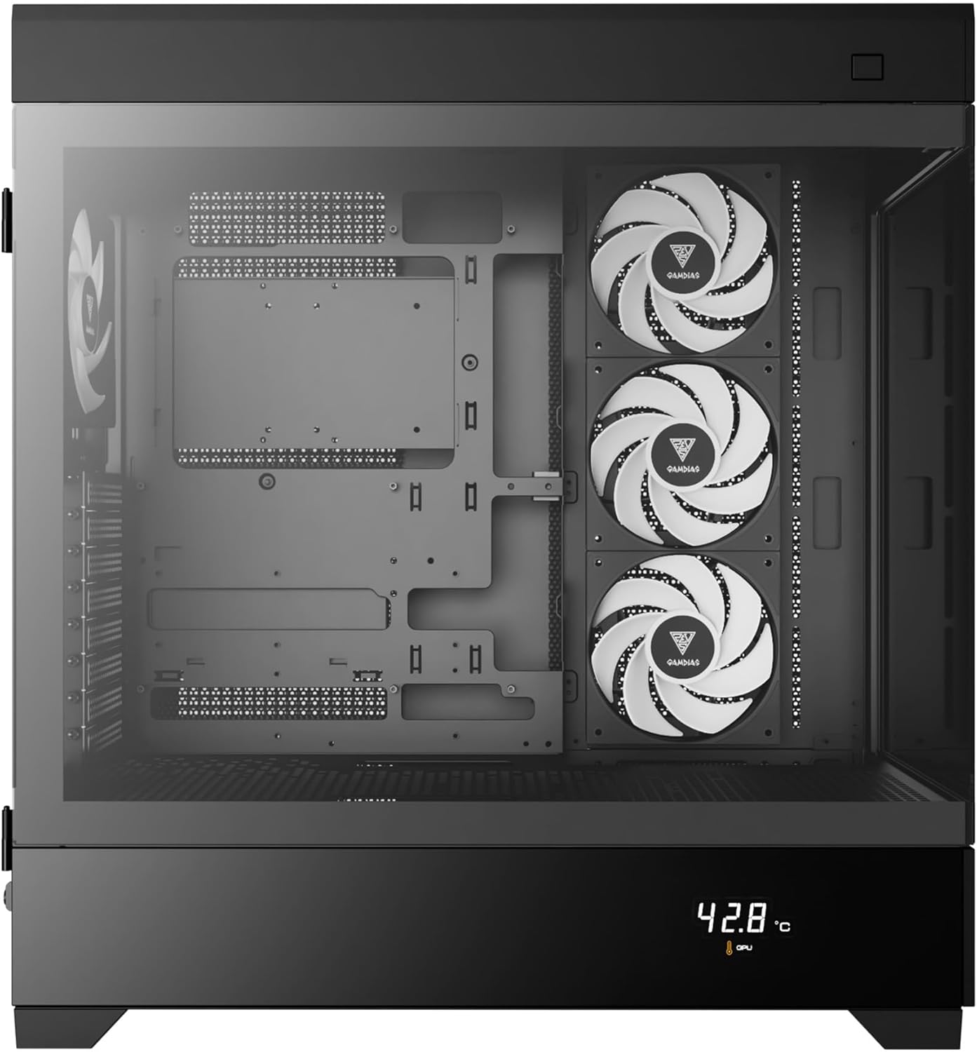 GABINETE GAMDIAS ATLAS P1 NEGRO ATX ARGB S/FUENTE CRISTAL GD-ATLAS P1 11M DE GARANTIA