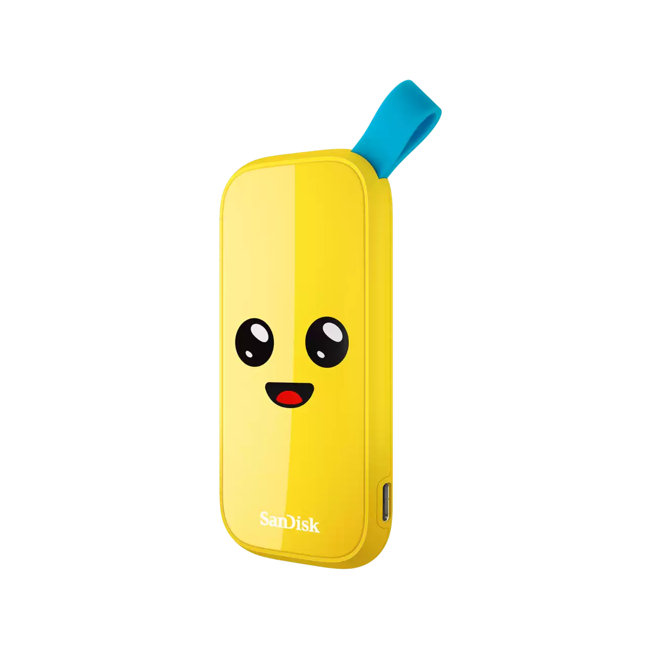 SSD EXTERNO SANDISK 2TB USB 3.2 800MB/S EDICION PEELY AMARILLO SDSSDE30-2T00-G25F