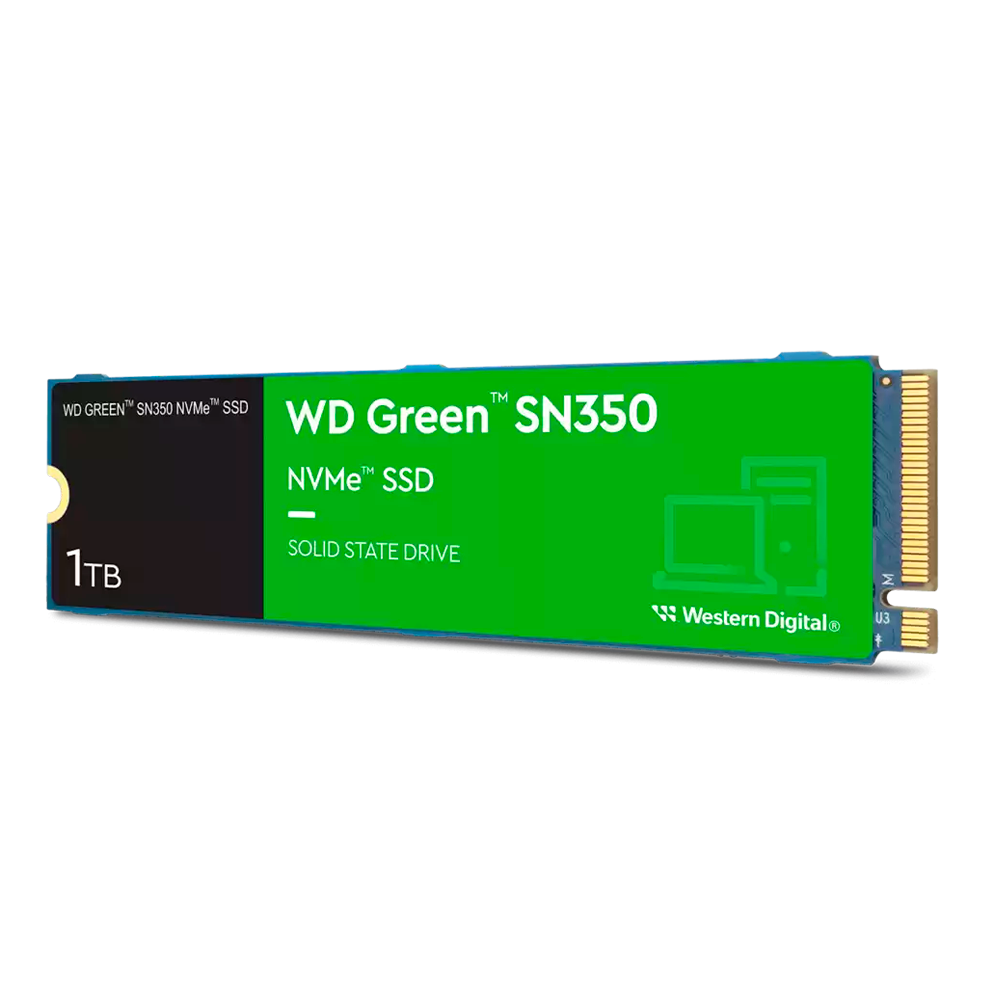 SSD WD GREEN SN350 NVME 1TB PCI EXPRESS 3.0 M2.0