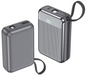 Power Bank | C11 | 20000mAh PD22.5W | Type-C | Linea Apple + linea Type-C | No | Pantalla LED | 44 | Plateado/Gris oscuro