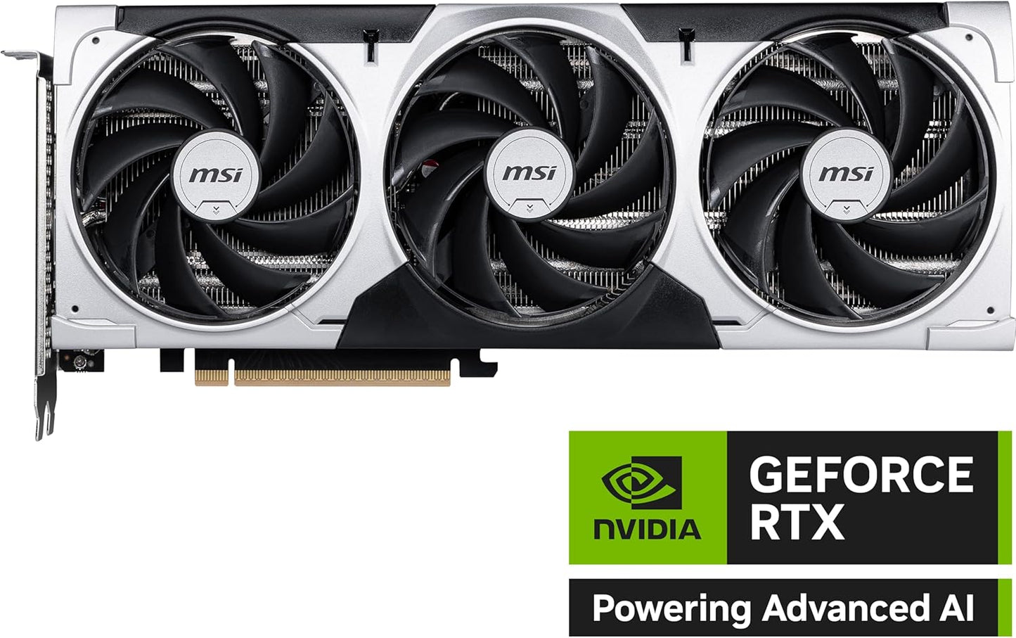 TARJETA DE VIDEO GEFORCE RTX5060TI 8GB OC GDDR7 MSI VENTUS RTX5060 TI 8G VENTUS 3X 12M DE GARANTIA