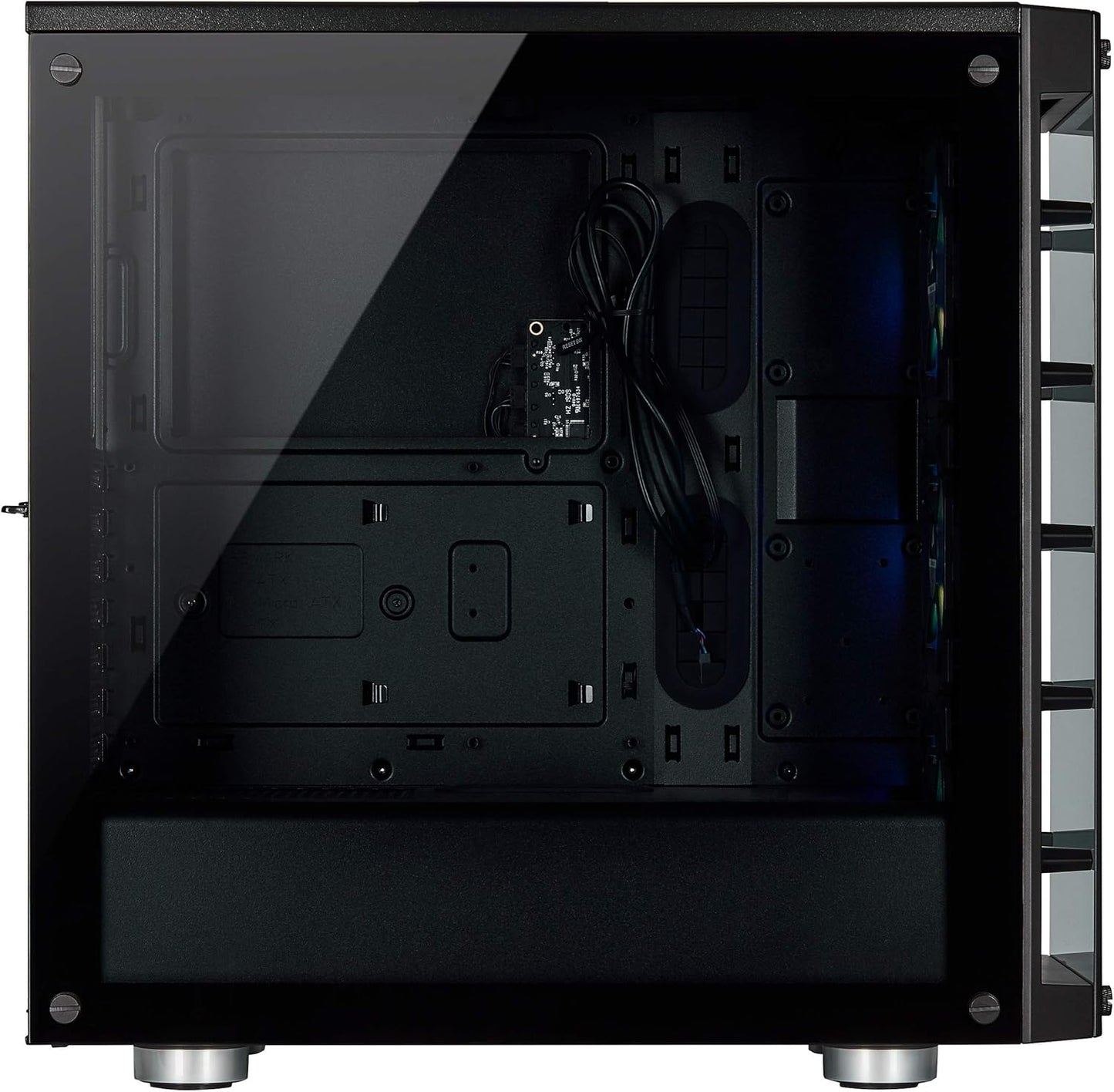 GABINETE CORSAIR ICUE 465X NEGRO RGB ATX S/FUENTE CRISTAL CC-9011188-WW SIN GARANTIA