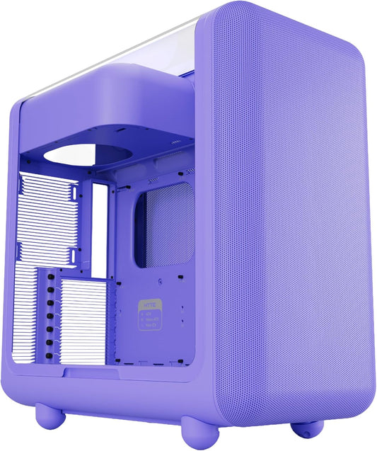 GABINETE HYTE X50 ATX S/FUENTE CRISTAL TARO MILK LILA CS-HYTE-X50G-TM 12M DE GARANTIA
