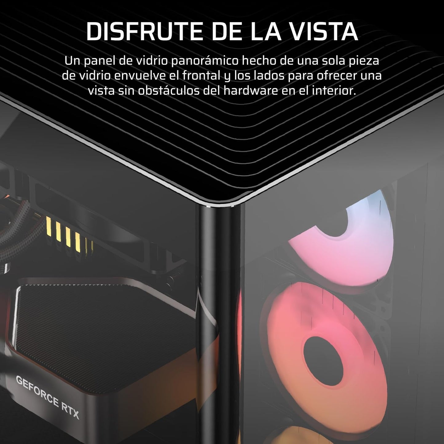 GABINETE CORSAIR FRAME 4500X RS-R ARGB S/FUENTE M-ATX BLANCO CC-9011315-WW 12M DE GARANTIA