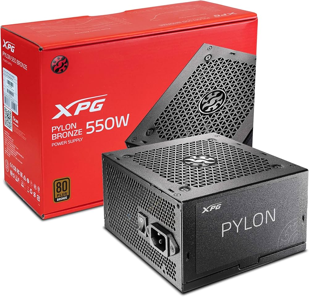 FUENTE ADATA XPG PYLON 550W BRONZE NEGRO