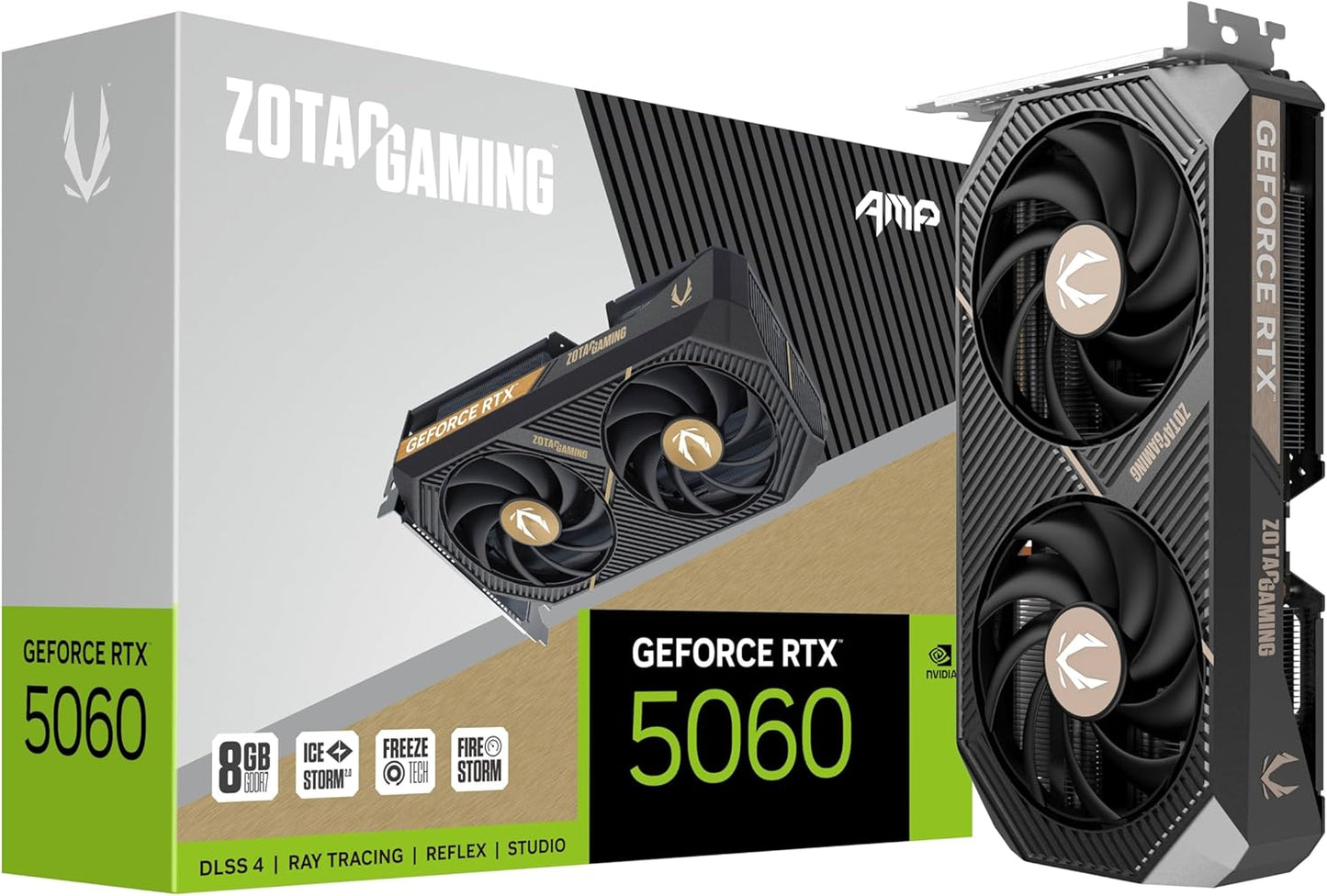 TARJETA DE VIDEO NVIDIA RTX5060TI 16GB GDDR7 ZOTAC AMP
