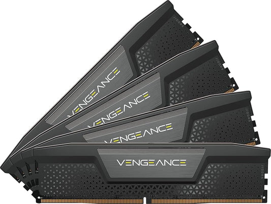 RAM CORSAIR DDR5 VENGEANCE 4X24 96GB 6000 NEGRO