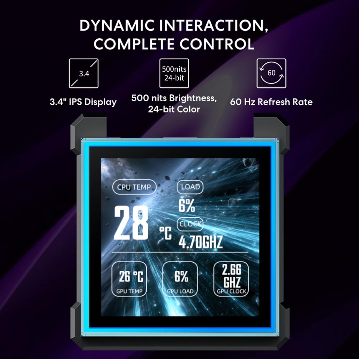 ENFRIAMIENTO LIAN LI HYDROSHIFT II LCD-C 360TL ARGB NEGRO LGA1851/AMS GHS2LCD36TB.00 12M DE GARANTIA
