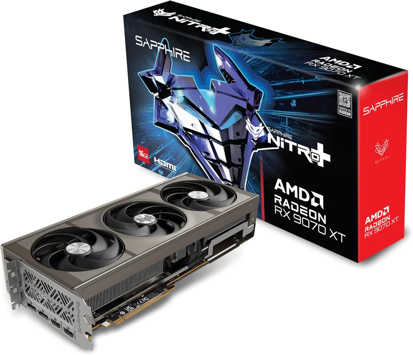 TARJETA DE VIDEO RADEON RX9070XT 16GB DDR6 SAPPHIRE NITRO 11348-01-20G