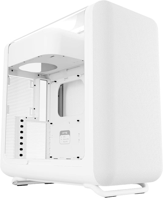 GABINETE HYTE X50 ATX S/FUENTE CRISTAL SNOW WHITE BLANCO CS-HYTE-X50G-WW 12M DE GARANTIA