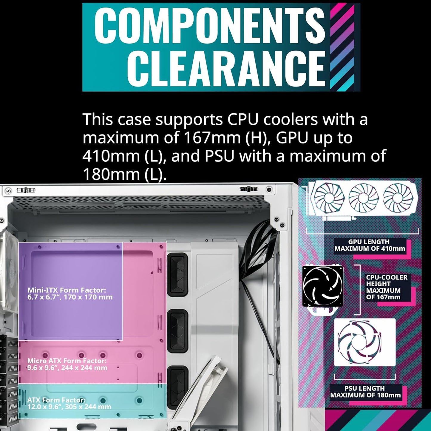 GABINETE COOLER MASTER MASTERCASE H500P BLANCO ARGB EATX CRISTAL MCM-H500P-WGNN-S01 SIN GARANTIA