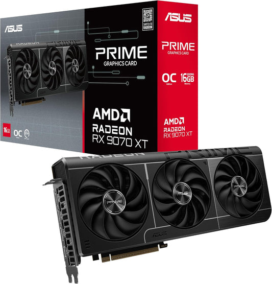 TARJETA DE VIDEO RADEON RX9070XT 16GB OC GDDR6 ASUS PRIME 90YV0L71-M0AA00