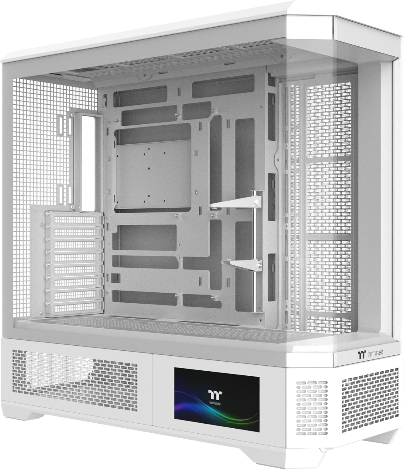 GABINETE THERMALTAKE VIEW 600 TG SNOW M-ATX CRISTAL BLANCO CA-11H-00F6WN-00 12M DE GARANTIA