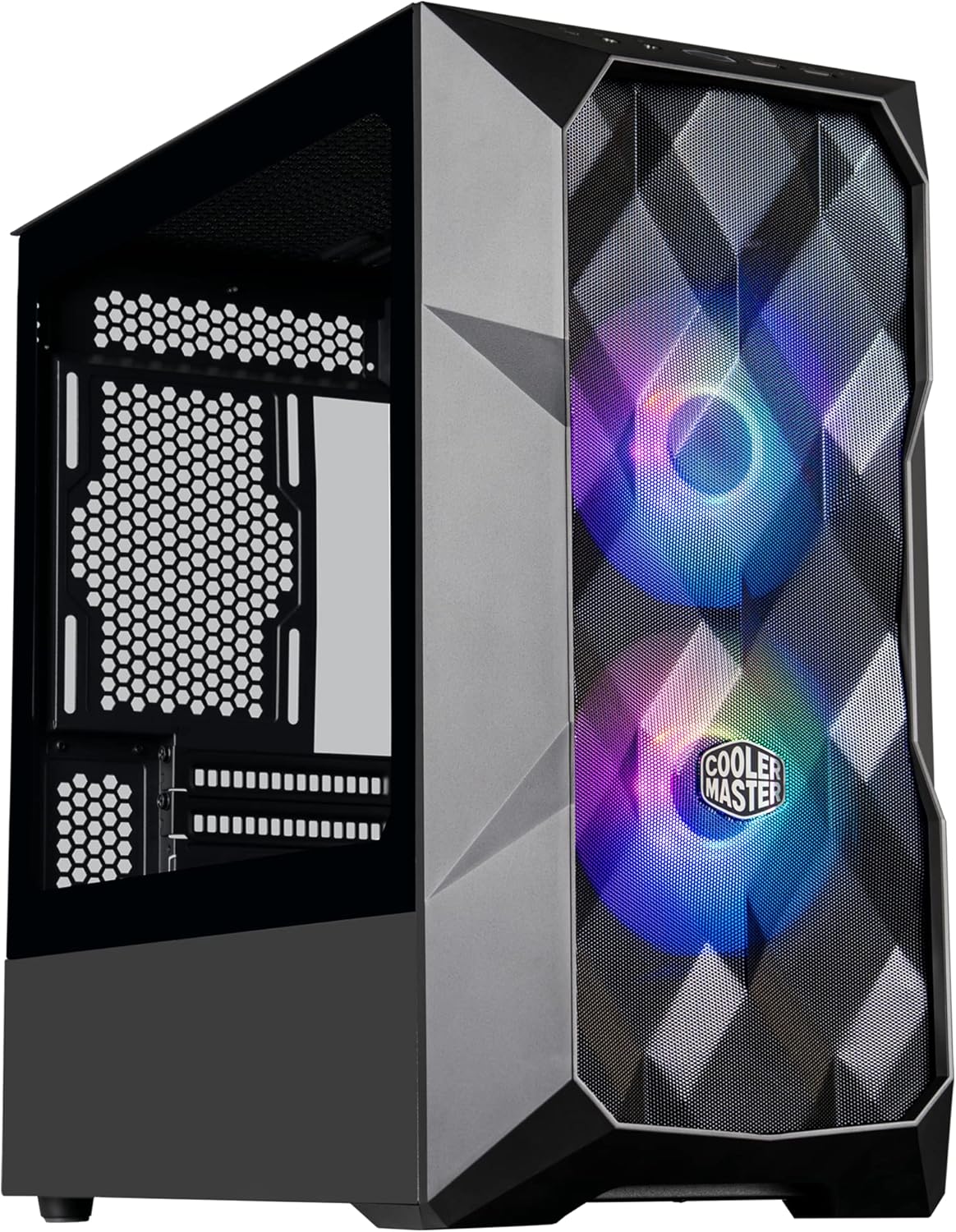 GABINETE COOLER MASTER MASTERBOX TD300 MESH NEGRO ARGB M-ATX TD300-KGNN-S00 SIN GARANTIA
