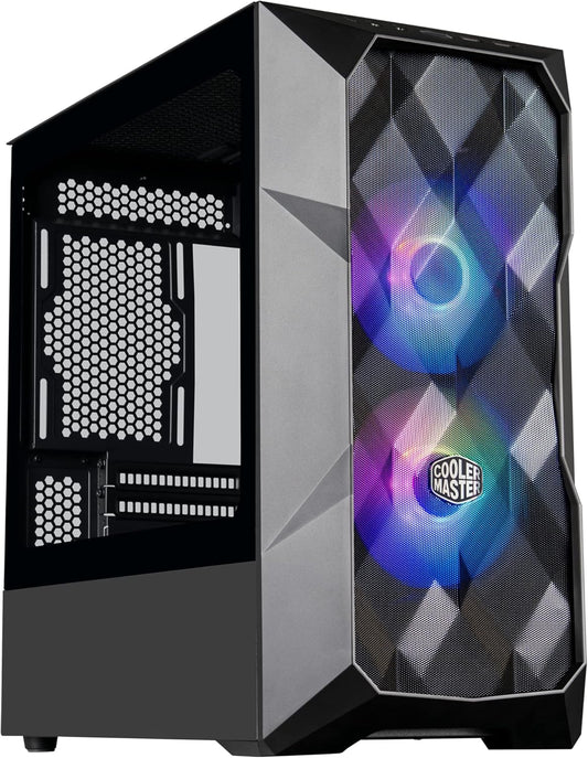 GABINETE COOLER MASTER MASTERBOX TD300 MESH NEGRO ARGB M-ATX TD300-KGNN-S00 SIN GARANTIA