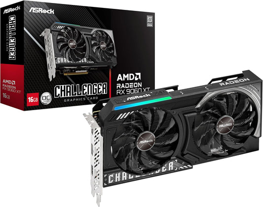 TARJETA DE VIDEO RADEON RX9060XT 16GB GDDR6 ASROCK CHALLENGER RX9060XT CL 16GO