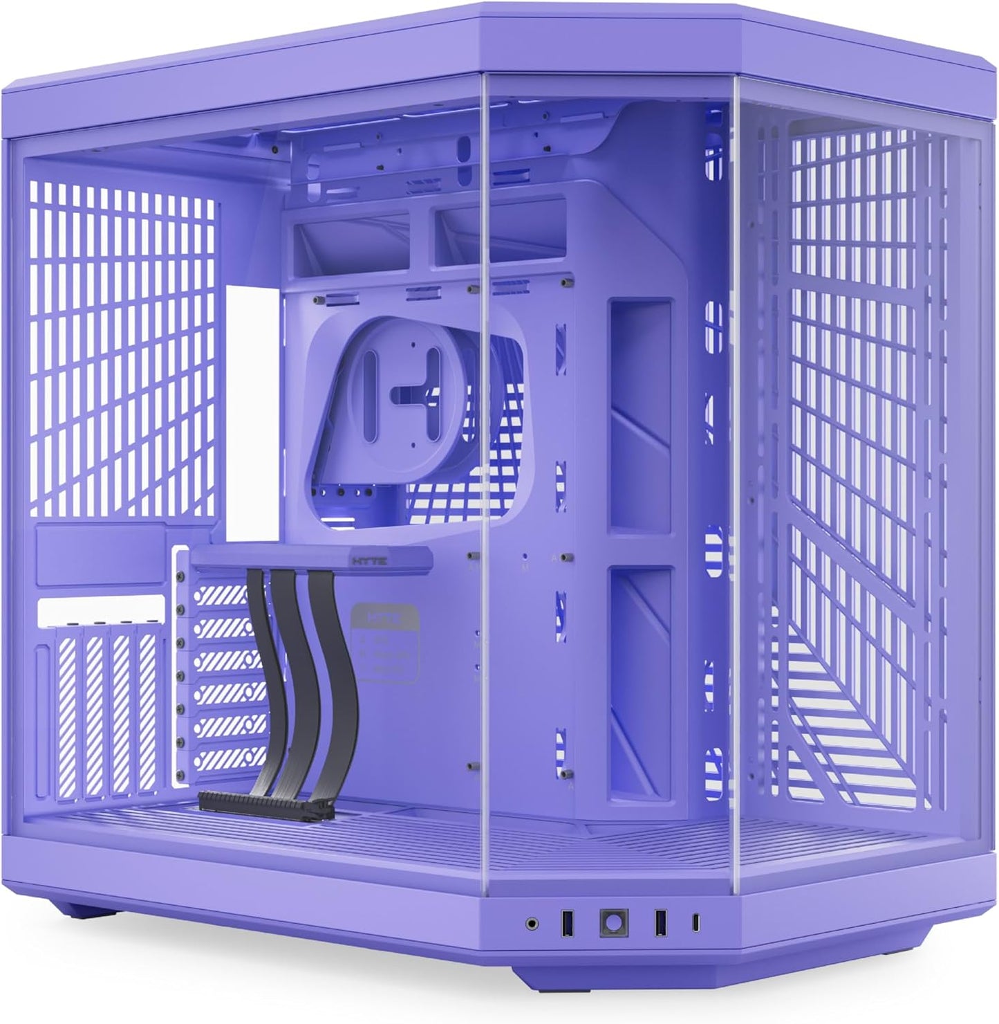GABINETE HYTE Y70 EATX S/FUENTE CRISTAL TARO MILK LILA CS-HYTE-Y70-TM 12M DE GARANTIA