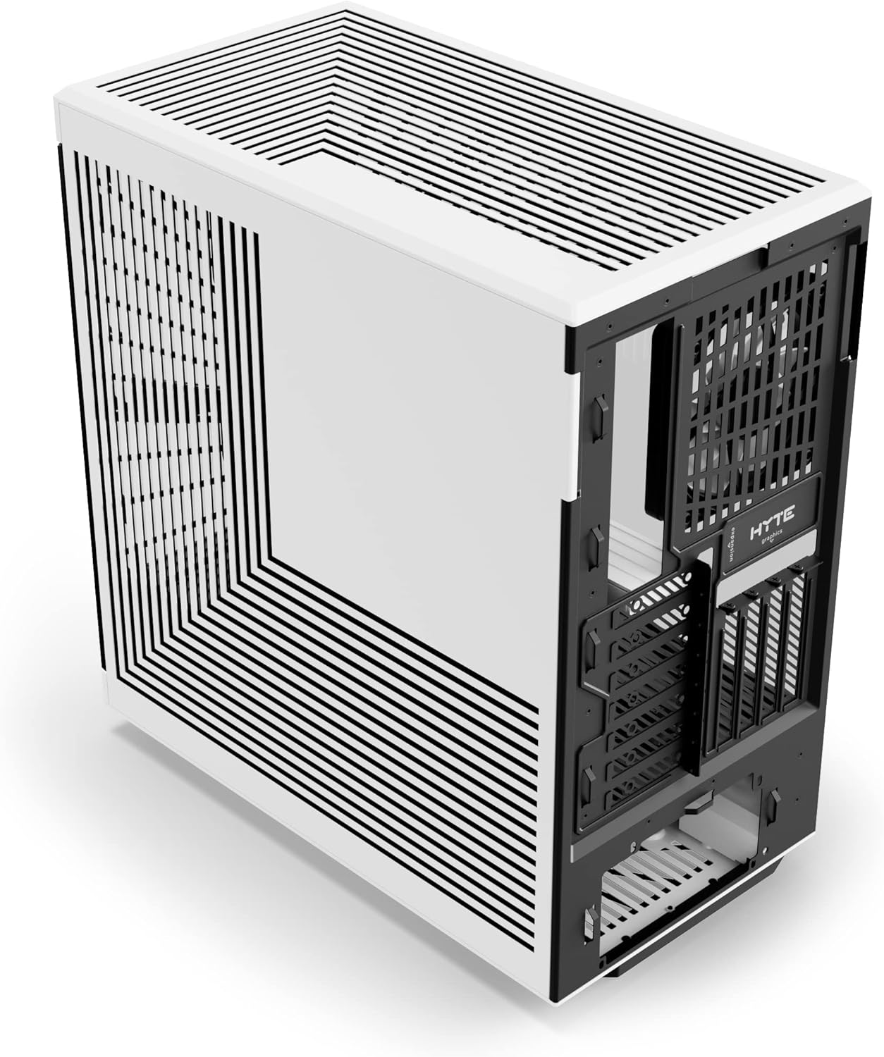 GABINETE HYTE Y40 NEGRO/BLANCO M-ATX S/FUENTE CRISTAL CS-HYTE-Y40-BW 11M DE GARANTIA