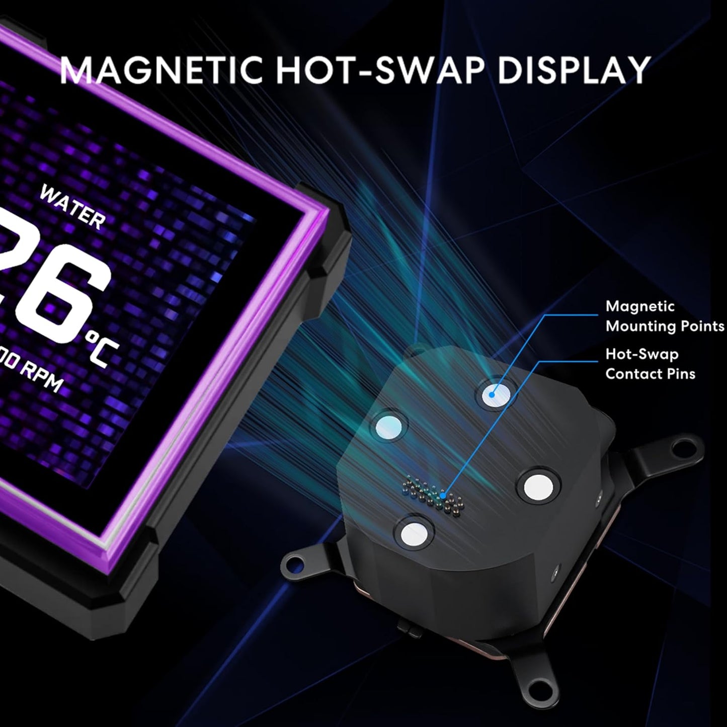 ENFRIAMIENTO LIAN LI HYDROSHIFT II LCD-C 360TL ARGB NEGRO LGA1851/AMS GHS2LCD36TB.00 12M DE GARANTIA