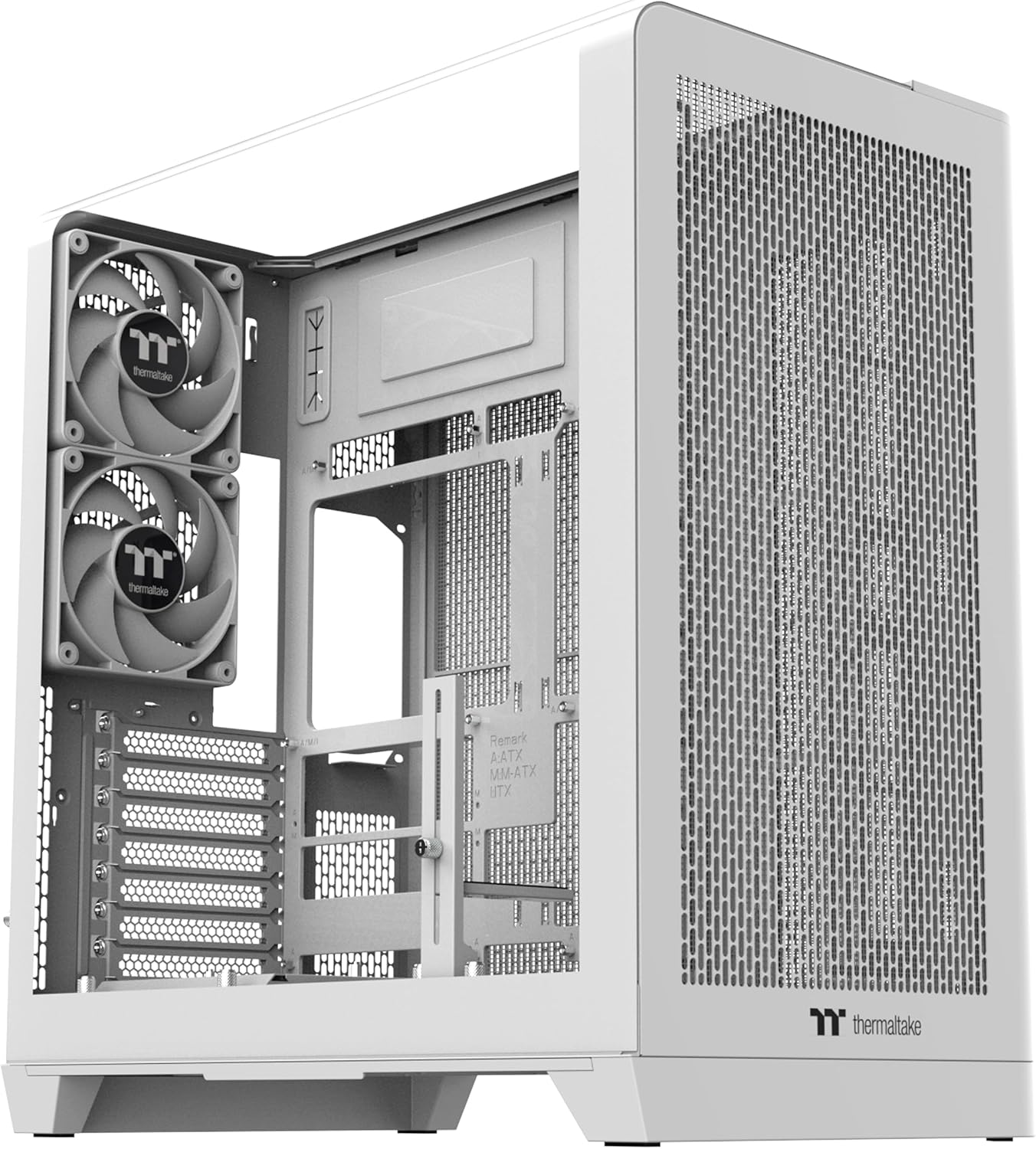 GABINETE THERMALTAKE VIEW 390 AIR SNOW ATX CRISTAL BLANCO CA-11F-00M6WN-00 12M DE GARANTIA