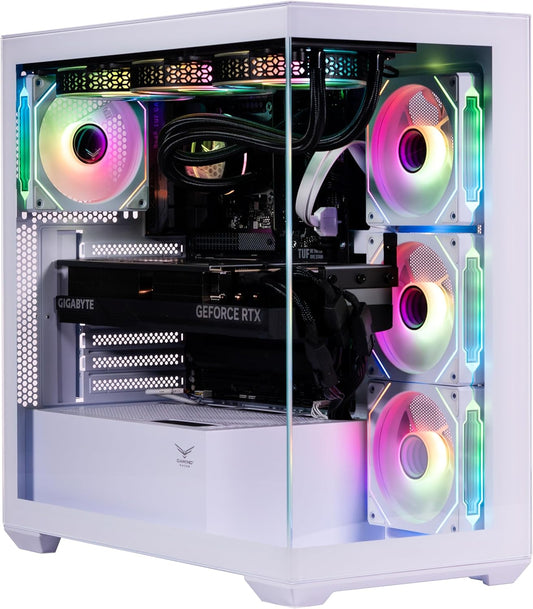 GABINETE NACEB NEBULA GAMER M-ATX ARGB 4VENT S/FUENTE CRISTAL BLANCO NA-0637B 11M DE GARANTIA